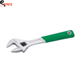 6 Inch Adjustable Wrench with Rubber Grip