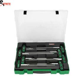 8PCS Hex Nut Driver T-Handle Set Toptul Brand